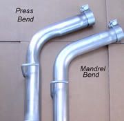 Press bend vs. mandrel