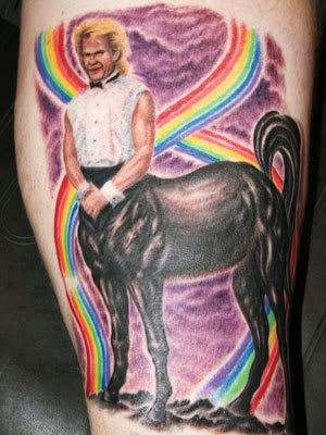 Swayze Unicorn Tattoo