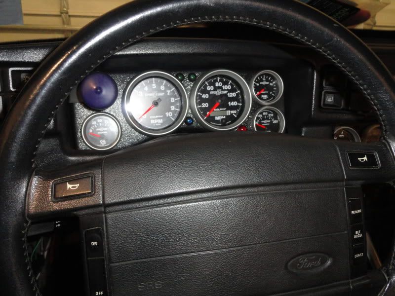 POSITIVE FEEDBACK Florida 5.0 fox body gauge cluster Ford Mustang
