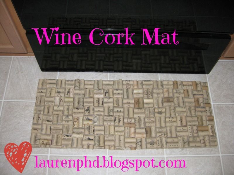 Adventures Of Lauren Wine Cork Mat For My Kitchen