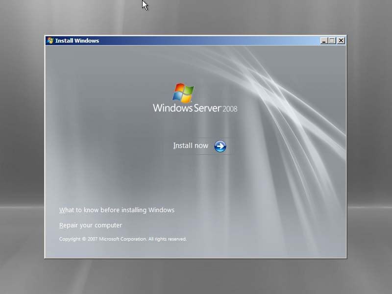 Click Install Now