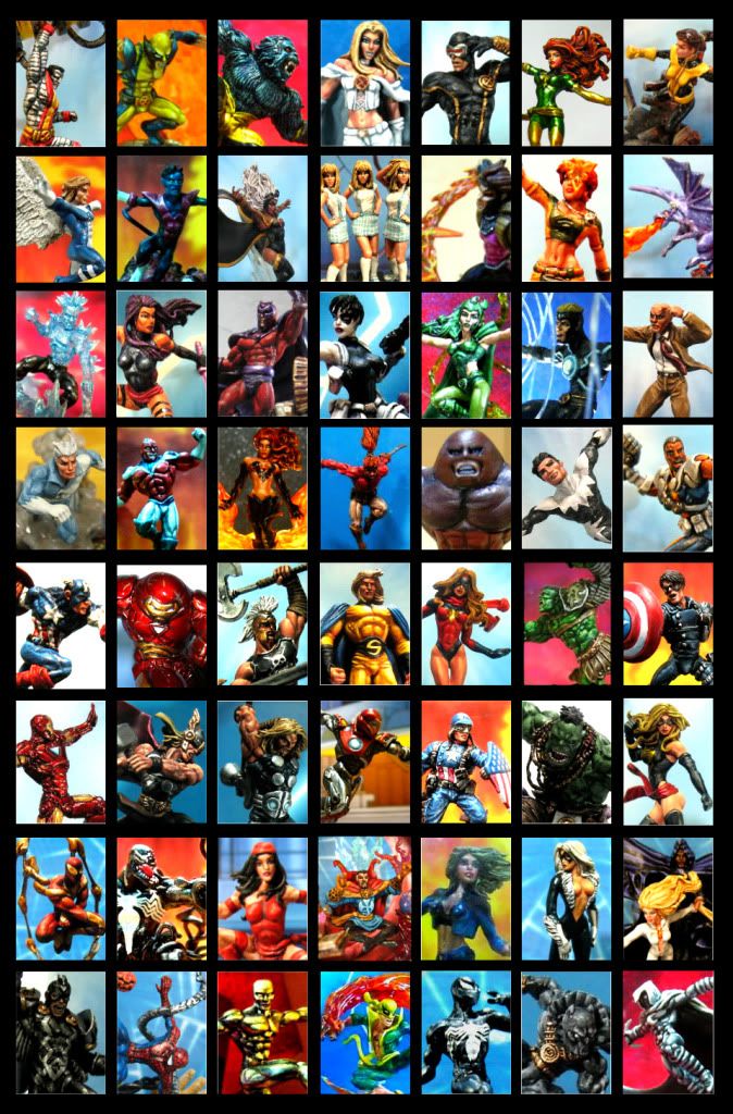 marvel characters poster