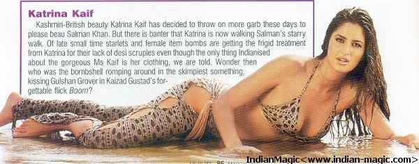 Katrina Kaif - Bathing In A Bikini Very rare pic