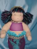 Princess Kelsie, Mermaid Baby Waldorf Doll
