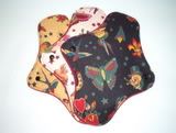 Custom Daytime AIO Menstrual Pads With Wings: Alexander Henry Tattoo Prints