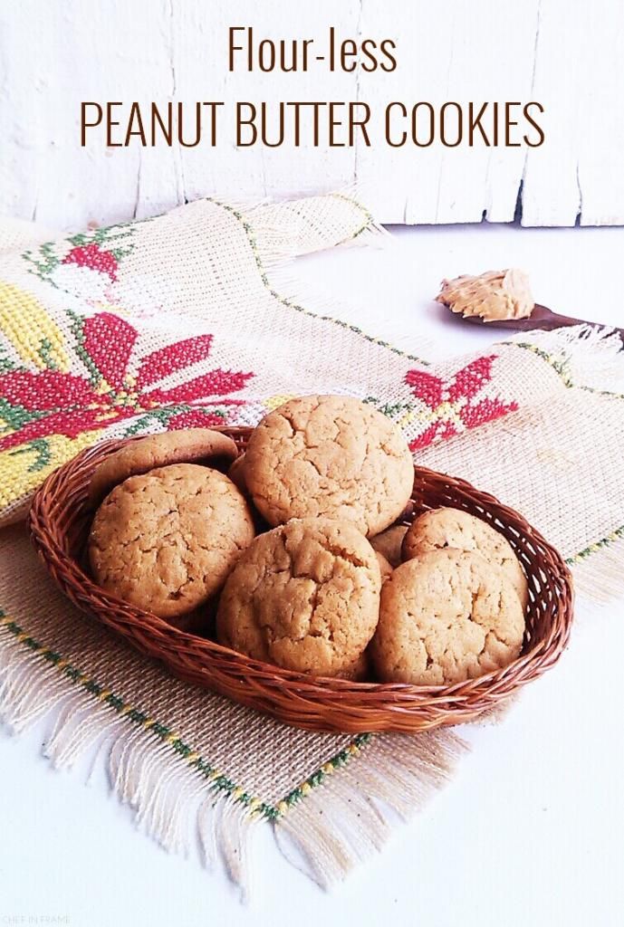 Flourless Peanut Butter Cookies 4 ingredients Flourless Peanut Butter Cookies