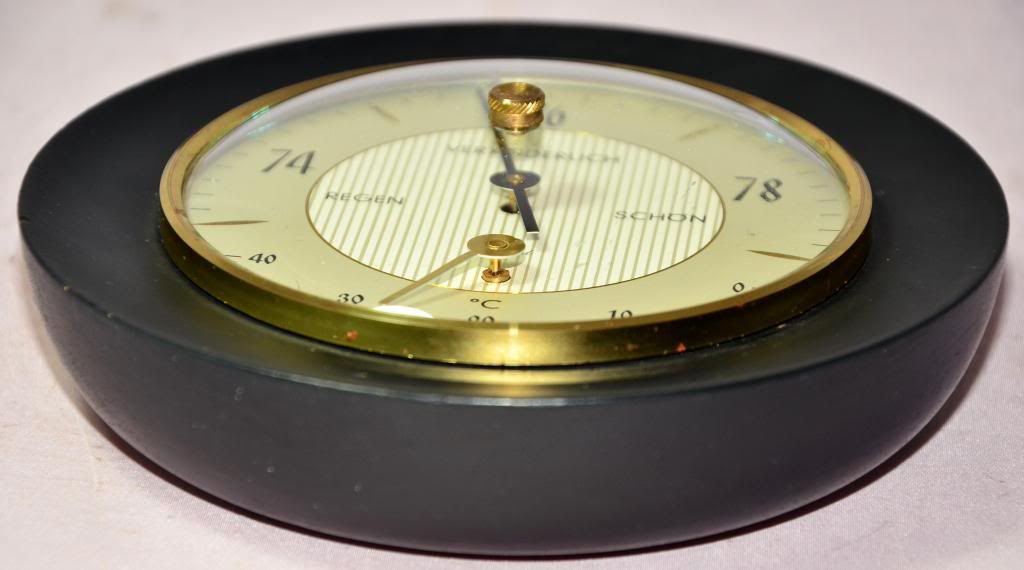 VINTAGE ANTIQUE GISCHARD GERMANY BAROMETER / THERMOMETER 11street