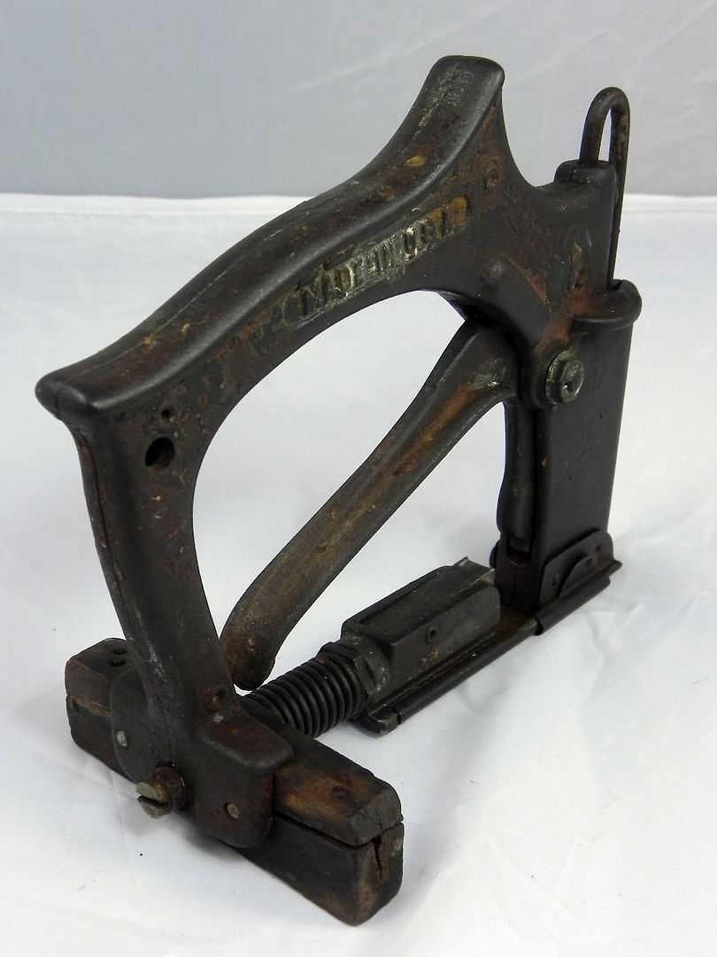 VINTAGE ANTIQUE FLETCHER NO.2 STAPLERLIKE TOOL, MADE IN USA 11street