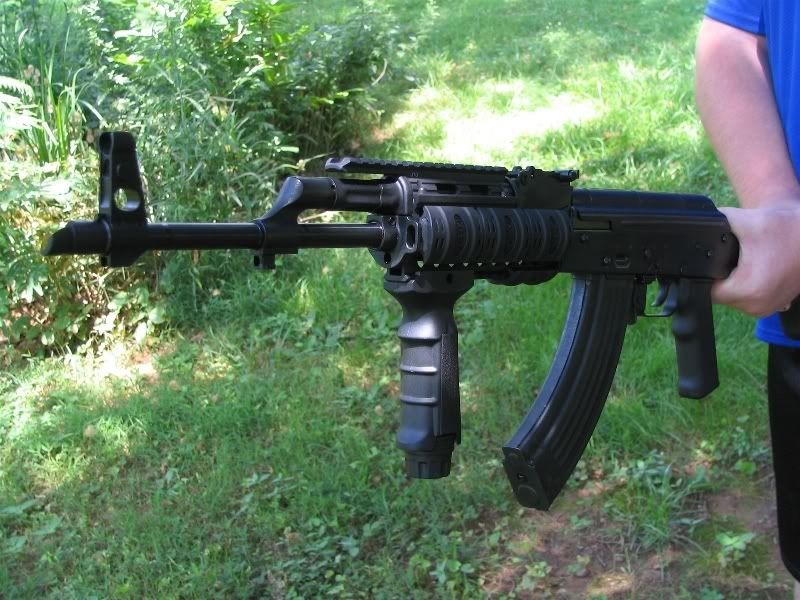 UTG AK47 Quad Rail and Vertical Grip