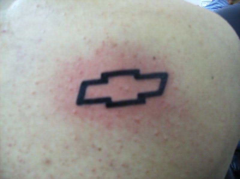 Chevrolet Logo Tattoo. chevy symbol Image