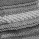 Custom Silly Stripes Board Shorties <br> by Little Bear Knitwear