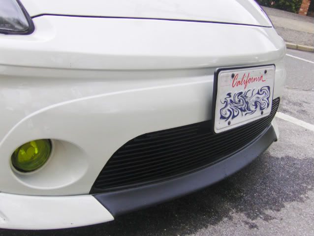 Mounting License Plate In Grill Mitsubishi Eclipse G Club