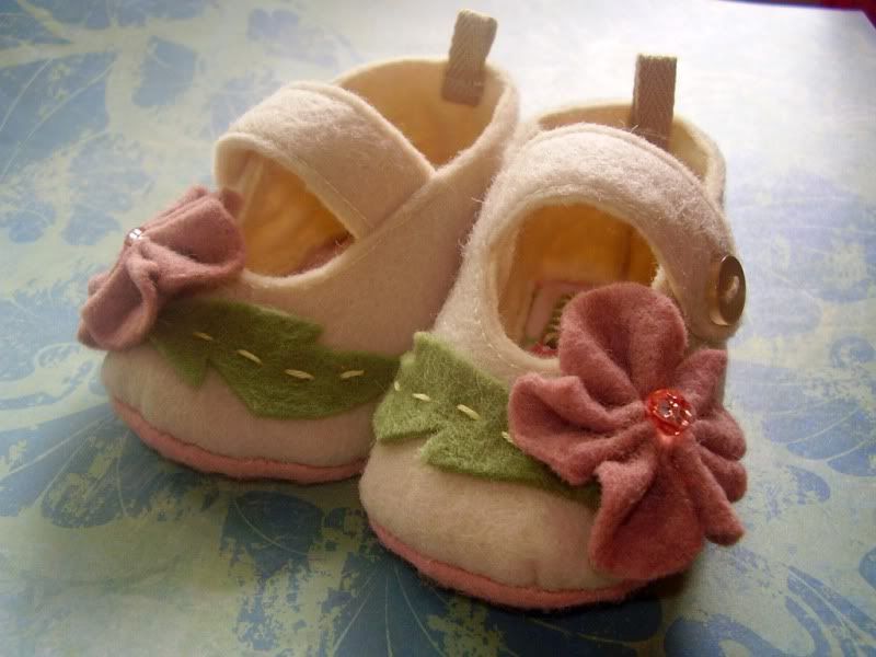 felted booties