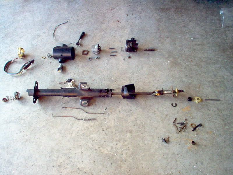 Homemade exploded diagram of 85 steering column ... c3 steering diagram 