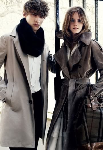 emma watson,burberry,campaign,aw09