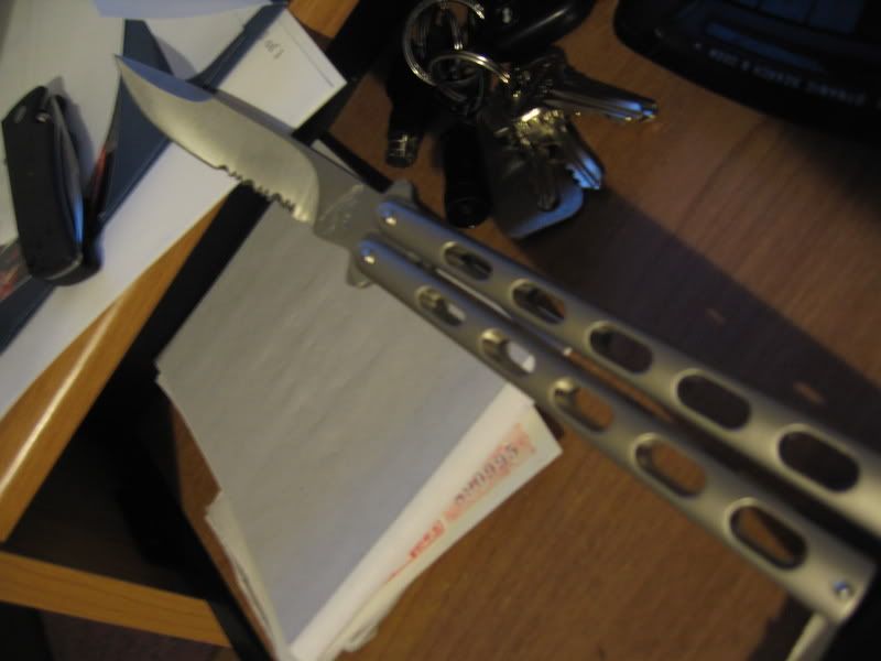 Jaguar butterfly knife