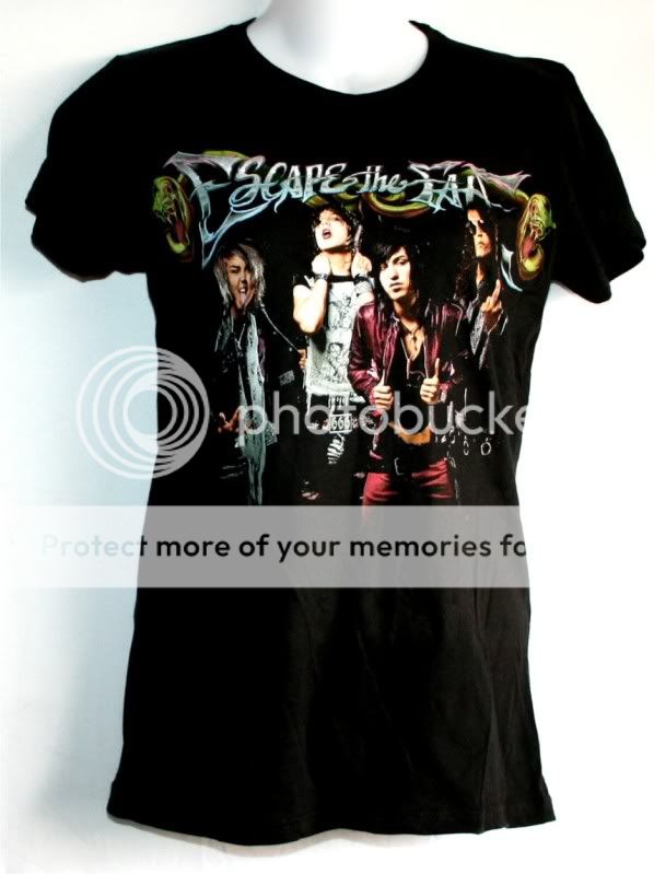 ESCAPE THE FATE 15TH Warped Tour 09 NEW GIRLS TEE M  