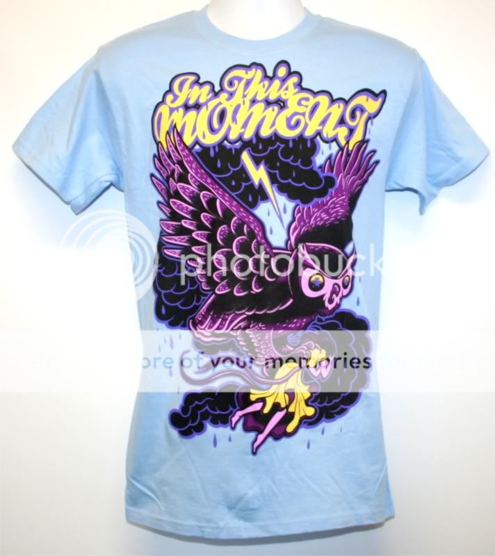 IN THIS MOMENT Owl NEW Mens T shirt TEE size S  