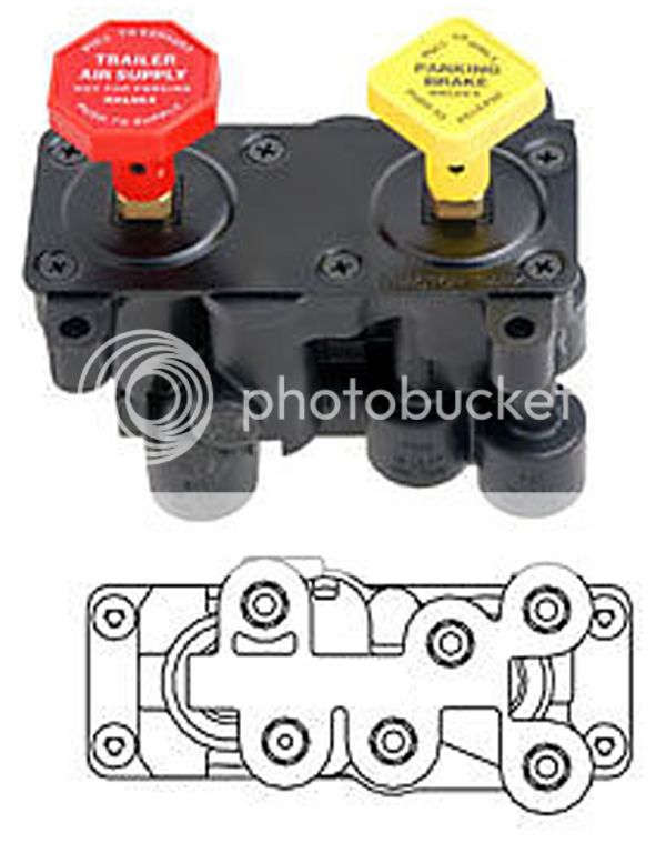 MV2 Dash Air Brake Control Module Valve (Replaces Haldex KN20615