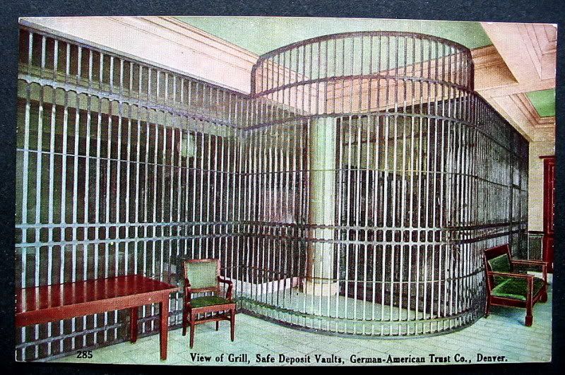 DENVER CO*Interior*SAFE DEPOSIT VAULTS BANK German Amer  