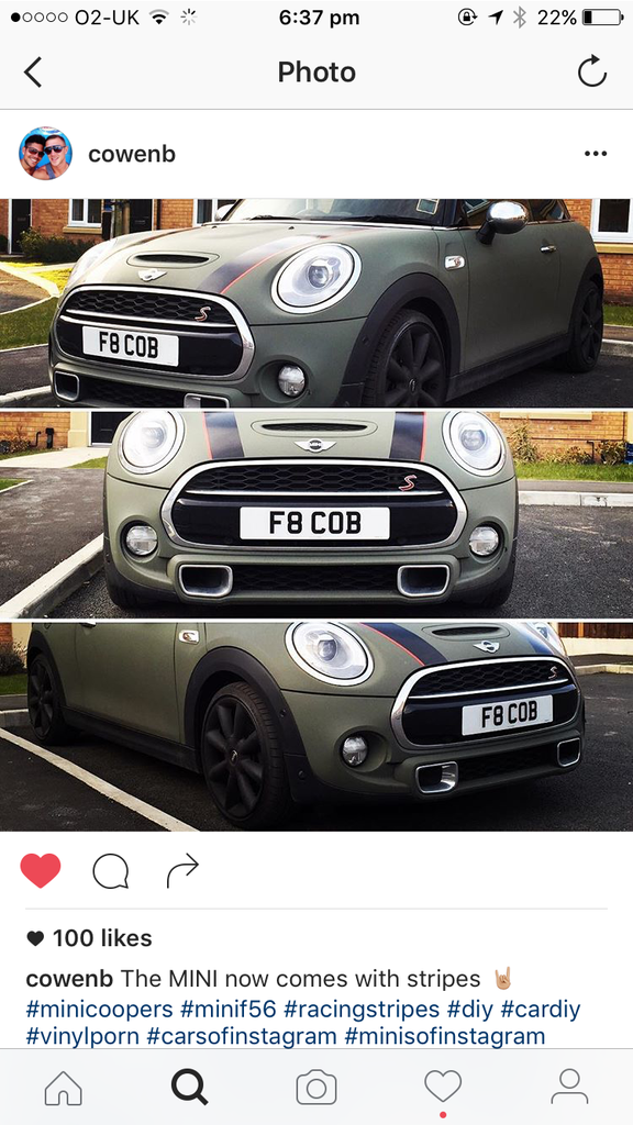 Matt Camo On Midnight Black Cooper 2015 Mini Cooper Forum